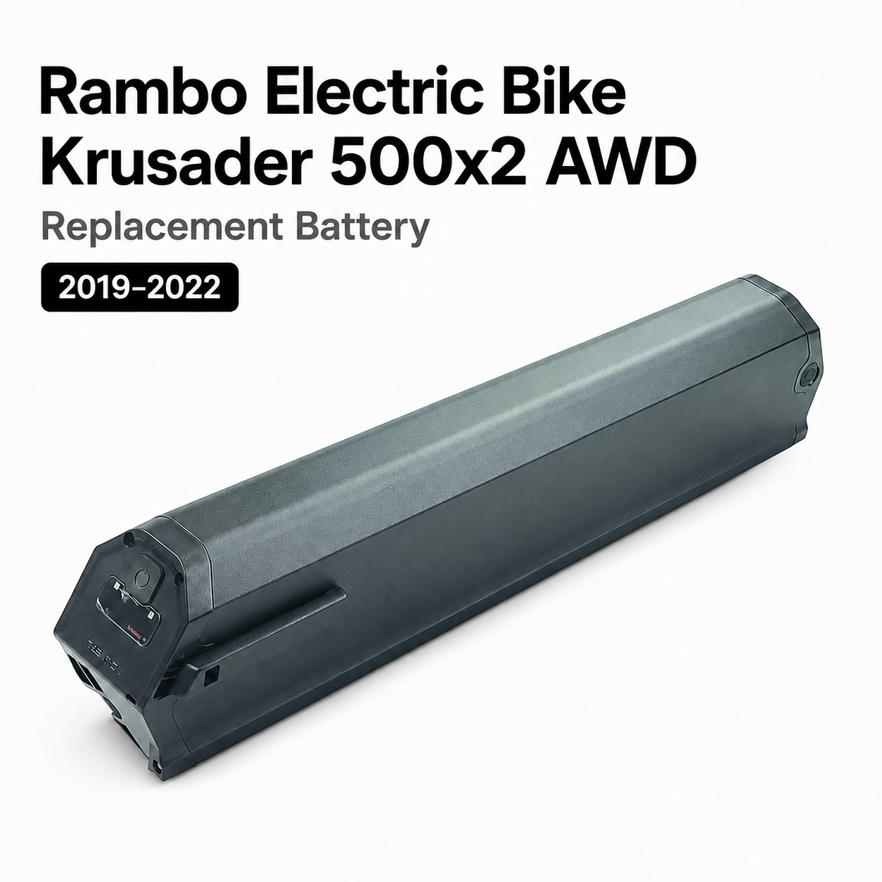 Reention Dorado Plus eBike Battery Replacement for Rambo Electric Bike  Krusader 500x2 AWD 2019-2022