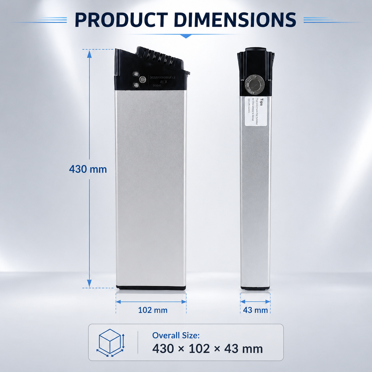 BEZIOR X1000 eBike Replacement Battery Pack